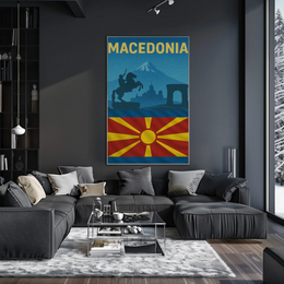 Macedonia's Legacy in Historical Cultural Heritage Poster PosterGoat