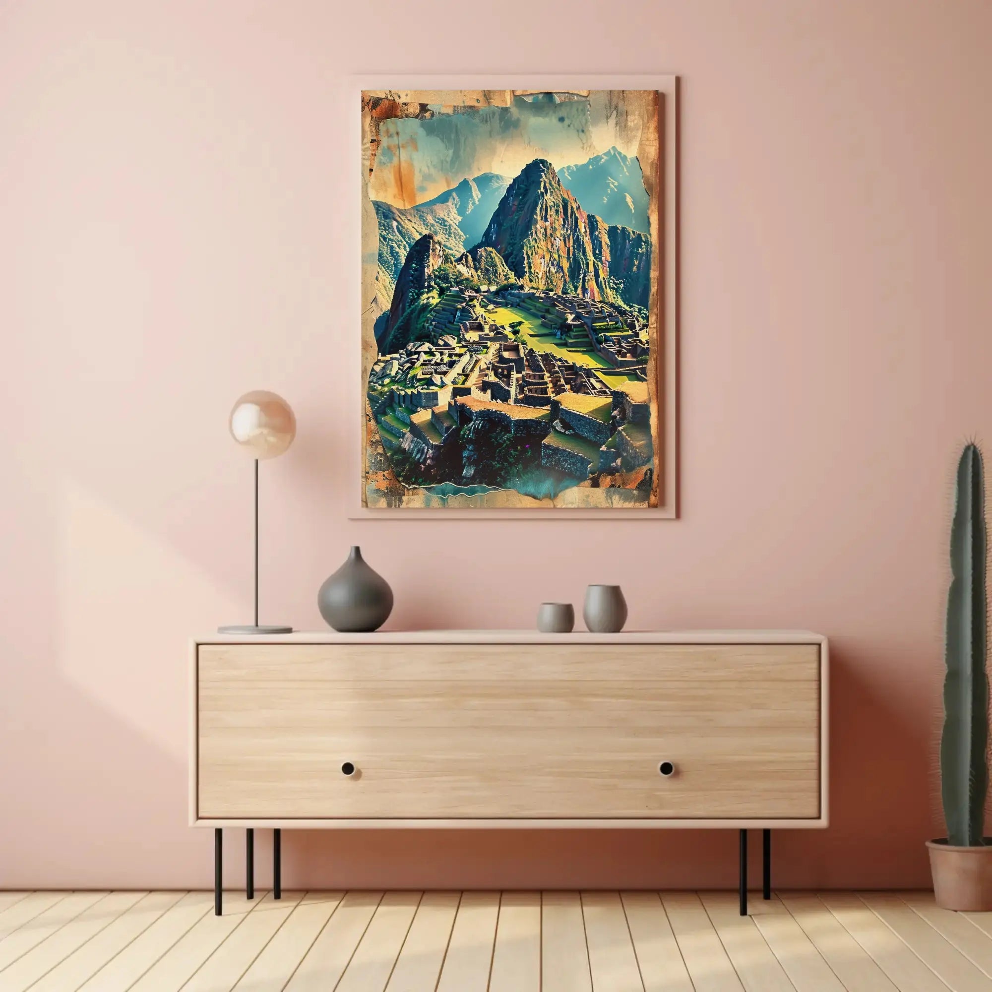 Machu Picchu Adventure Awaits Vintage Travel Poster PosterGoat