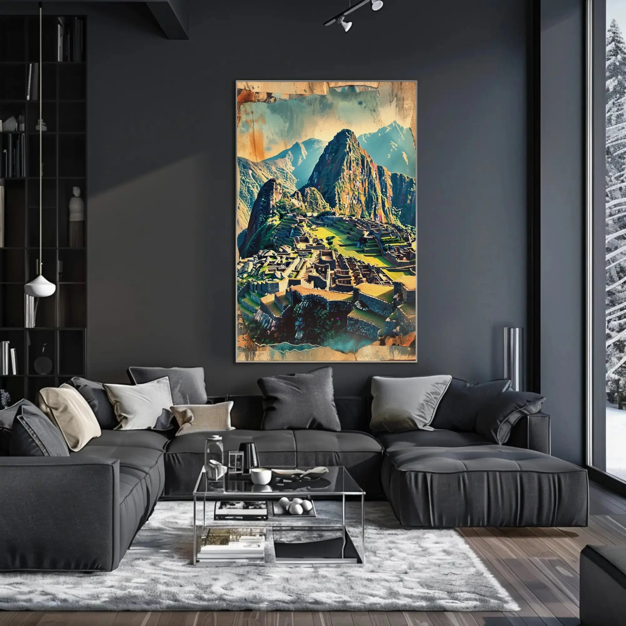 Machu Picchu Adventure Awaits Vintage Travel Poster PosterGoat