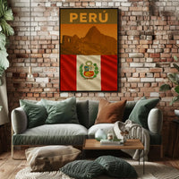 Machu Picchu Peruvian Cultural Heritage Vintage Travel Poster PosterGoat