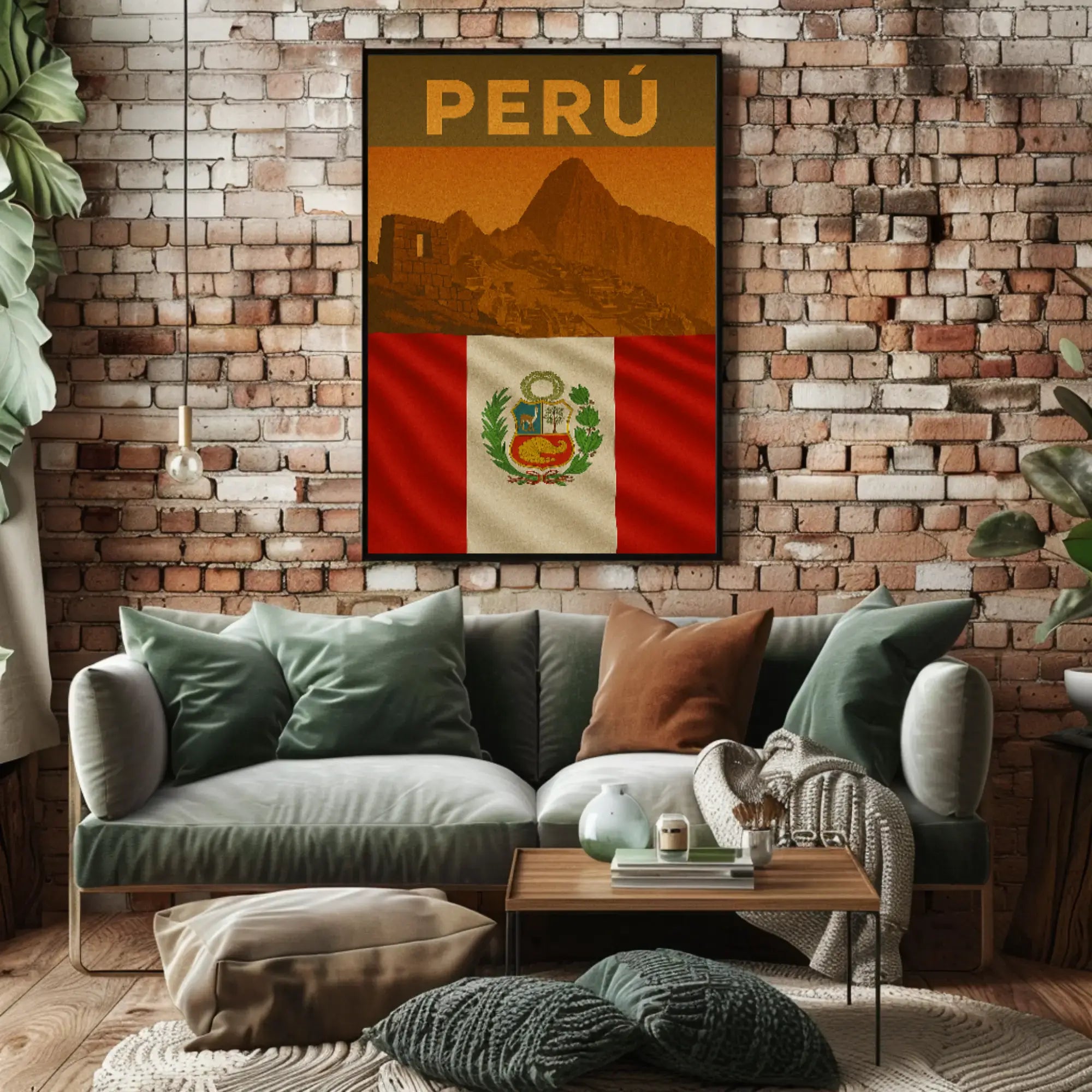 Machu Picchu Peruvian Cultural Heritage Vintage Travel Poster PosterGoat