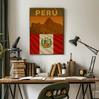Machu Picchu Peruvian Cultural Heritage Vintage Travel Poster PosterGoat