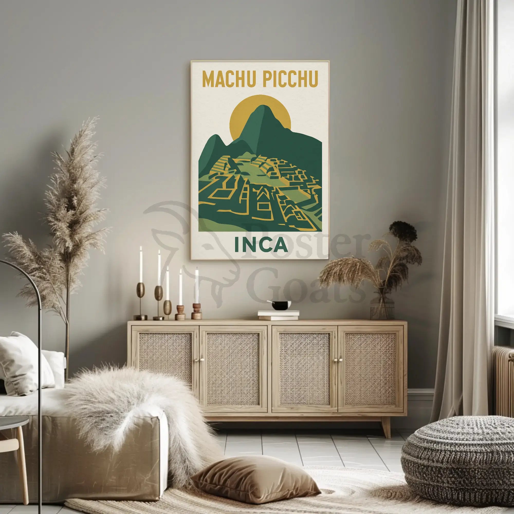 Machu Picchu Wonders: Explore Incan Mysteries Travel Poster PosterGoat