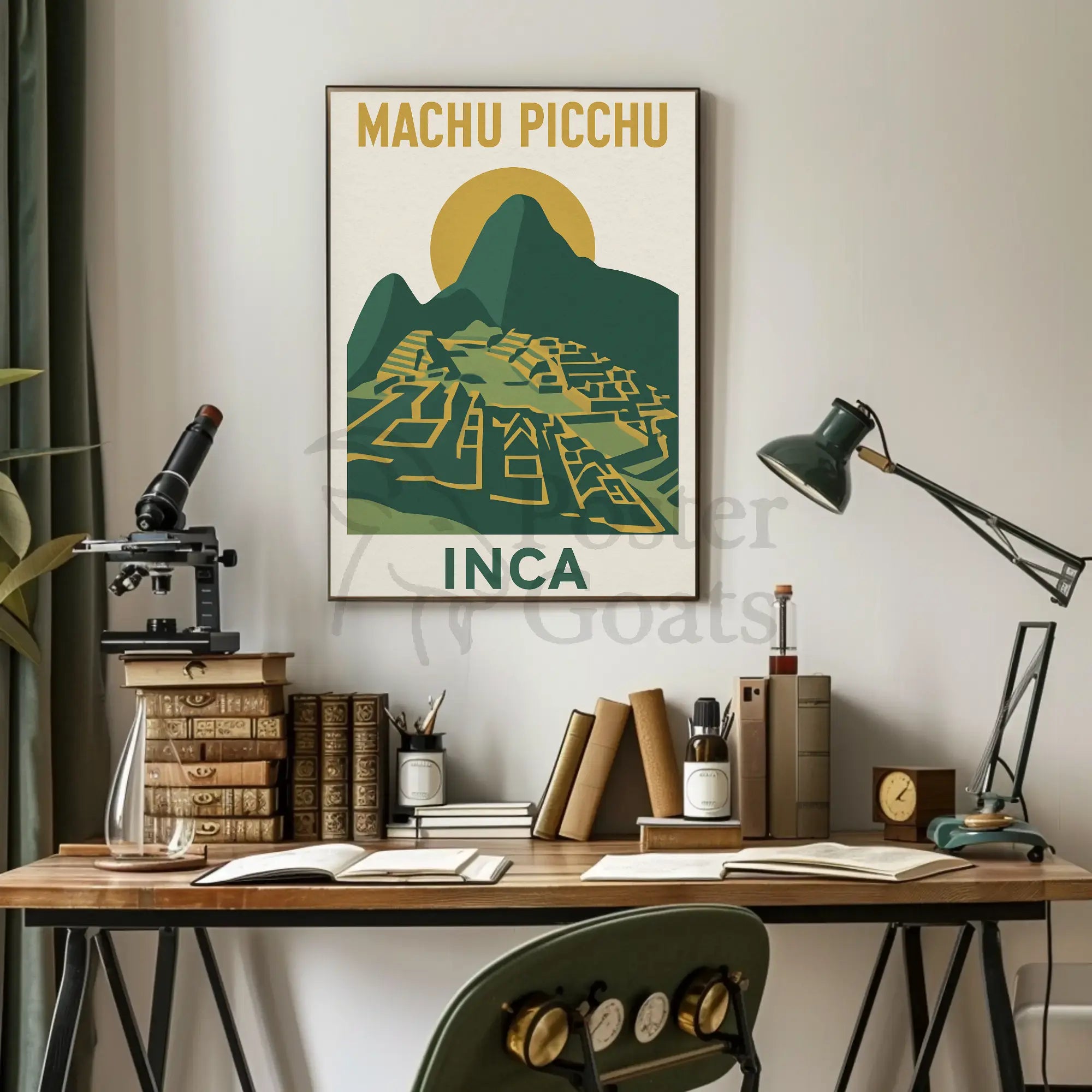 Machu Picchu Wonders: Explore Incan Mysteries Travel Poster PosterGoat