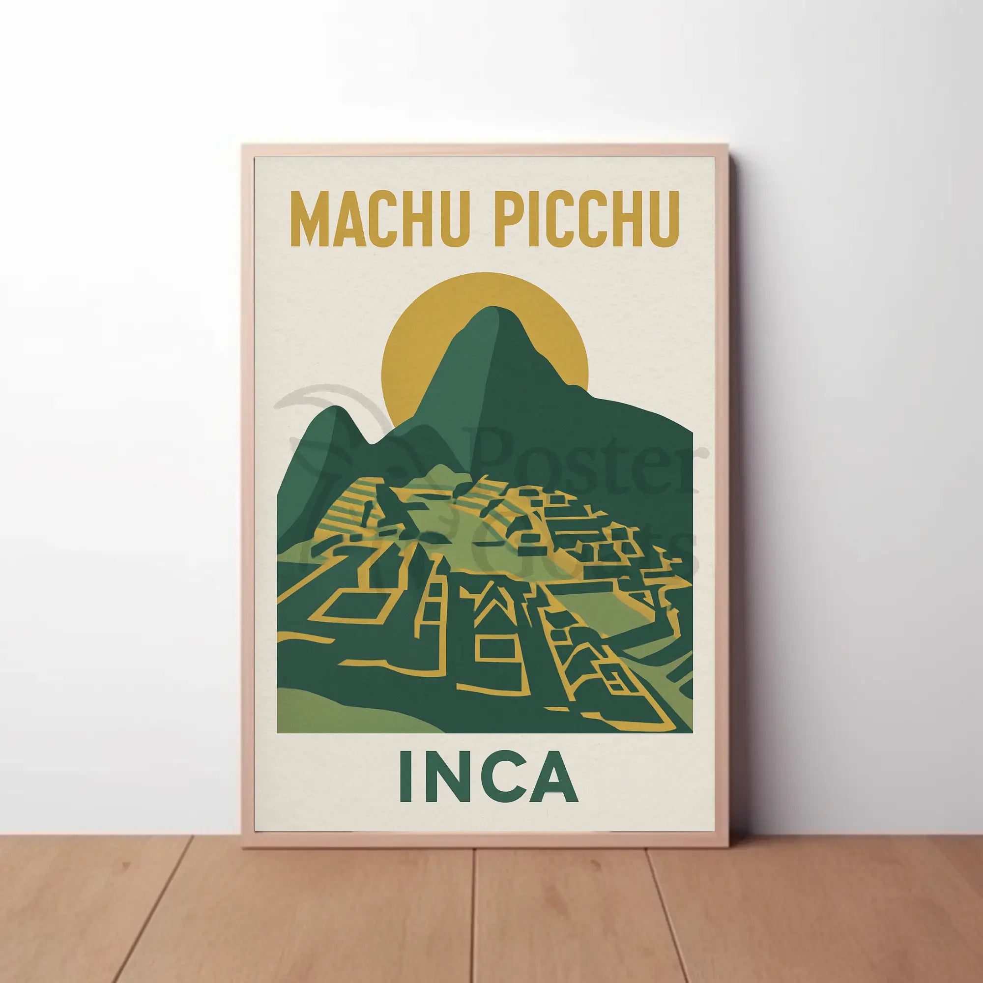 Machu Picchu Wonders: Explore Incan Mysteries Travel Poster PosterGoat
