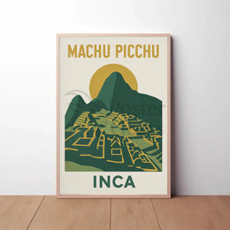 Machu Picchu Wonders: Explore Incan Mysteries Travel Poster PosterGoat