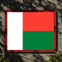 Madagascar Flag Art Print for Country Flag Poster PosterGoat