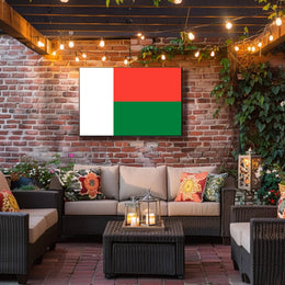 Madagascar Flag Art Print for Country Flag Poster PosterGoat