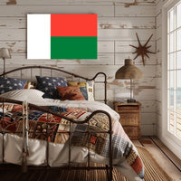 Madagascar Flag Art Print for Country Flag Poster PosterGoat
