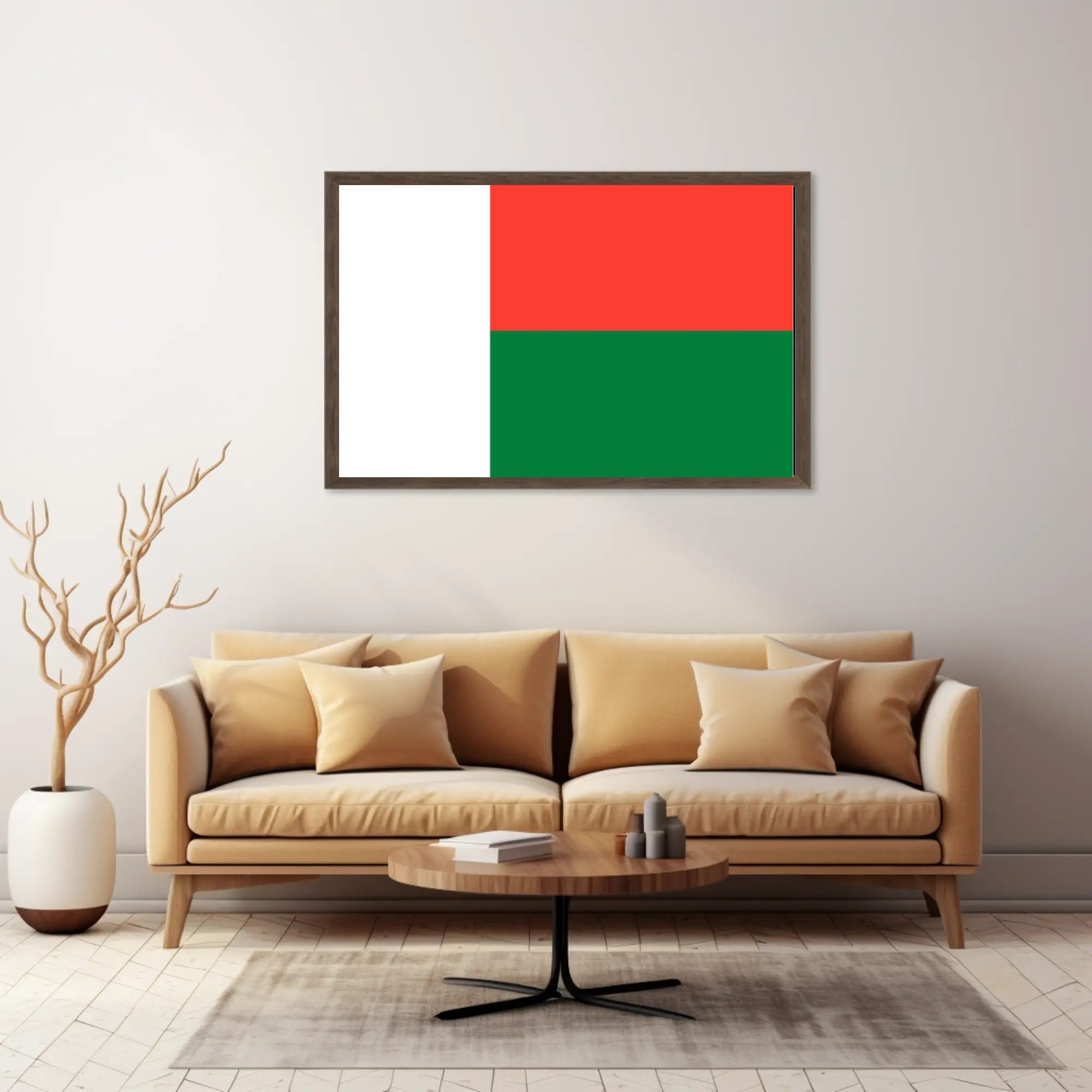 Madagascar Flag Art Print for Country Flag Poster PosterGoat
