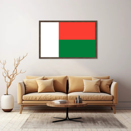 Madagascar Flag Art Print for Country Flag Poster PosterGoat