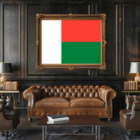 Madagascar Flag Art Print for Country Flag Poster PosterGoat