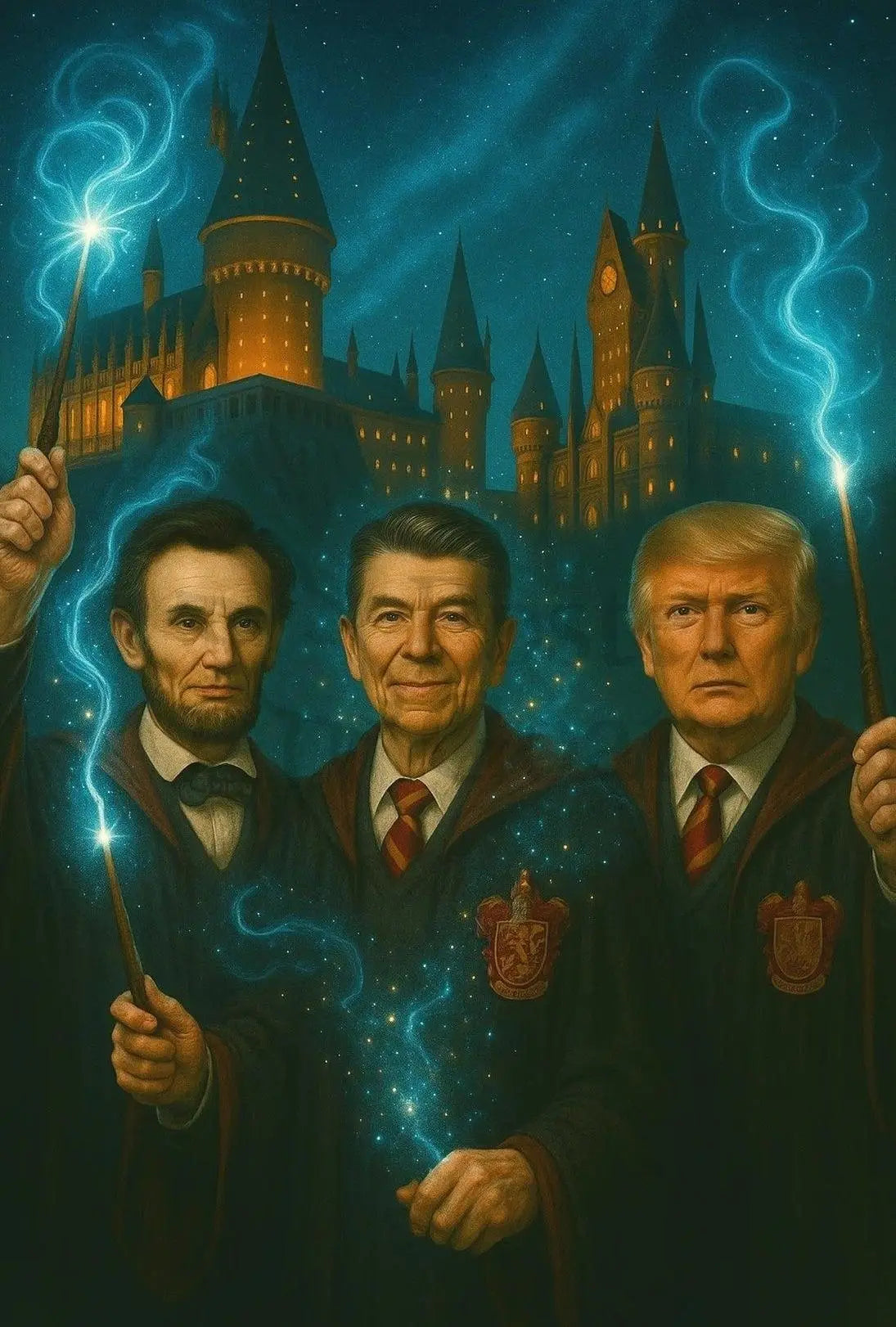 Magic Wizardry Fantasy Realism Art Pop Culture Poster PosterGoat