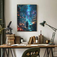 Magical Alchemist Library Fantasy Scene Poster PosterGoat