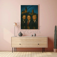 Magical Night at Hogwarts Inspired Historical Poster PosterGoat