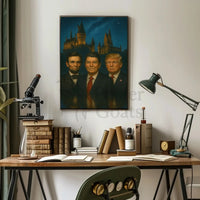 Magical Night at Hogwarts Inspired Historical Poster PosterGoat