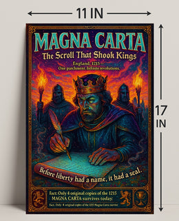 Magna Carta The Scroll That Shook Kings Poster PosterGoat