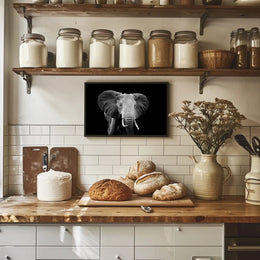 Majestic African Elephant Close-Up Wildlife Art Animal Poster PosterGoat