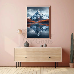 Majestic Alpine Mountain National Park Poster PosterGoat