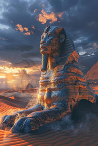 Majestic Ancient Egypt Surreal Art Cultural or Heritage Poster PosterGoat