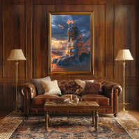 Majestic Ancient Egypt Surreal Art Cultural or Heritage Poster PosterGoat