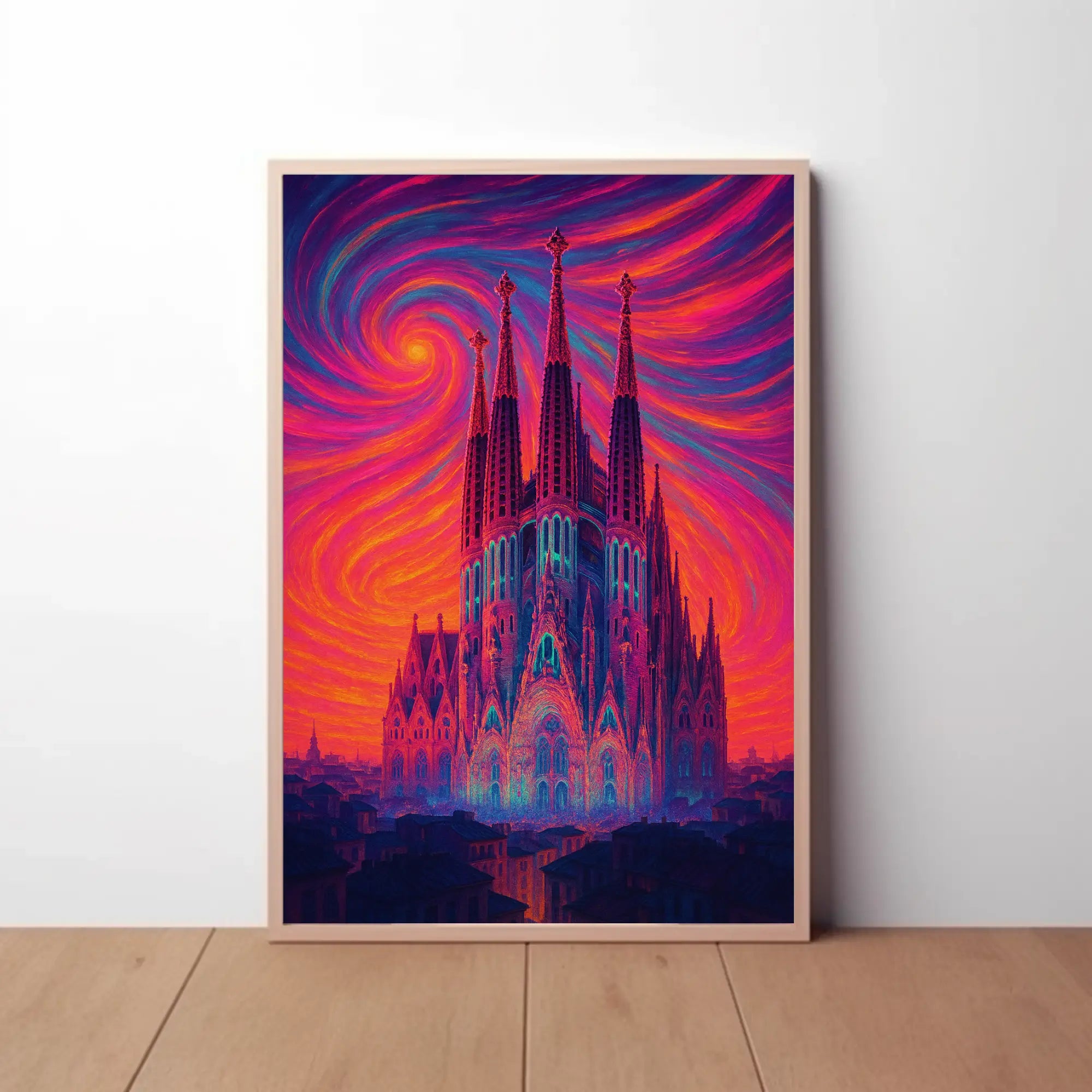 Majestic Cathedral Gothic Architecture Cultural Heritage Poster PosterGoat