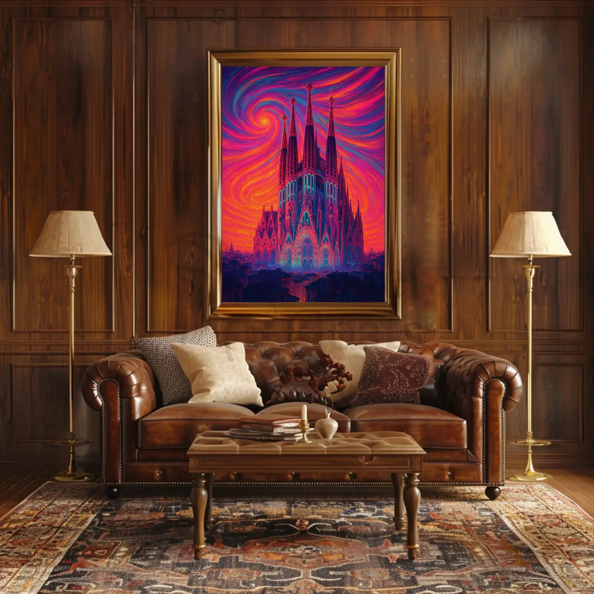 Majestic Cathedral Gothic Architecture Cultural Heritage Poster PosterGoat