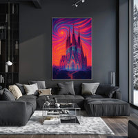 Majestic Cathedral Gothic Architecture Cultural Heritage Poster PosterGoat