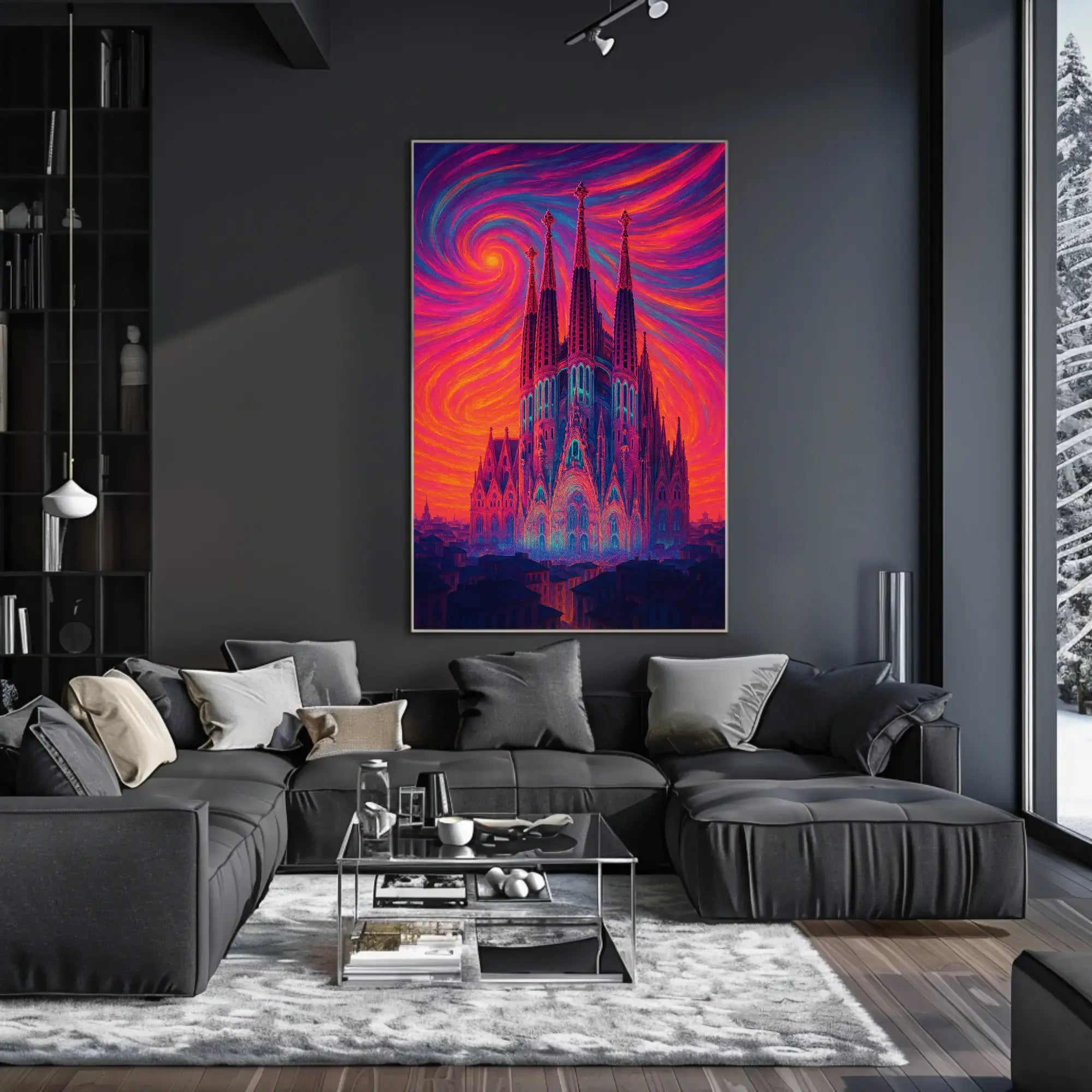 Majestic Cathedral Gothic Architecture Cultural Heritage Poster PosterGoat