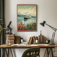 Majestic Cruise Adventure in Northern Wilderness Travel Poster PosterGoat