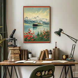 Majestic Cruise Adventure in Northern Wilderness Travel Poster PosterGoat