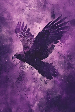 Majestic Eagle in Flight Abstract Artistic Poster PosterGoat
