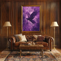 Majestic Eagle in Flight Abstract Artistic Poster PosterGoat