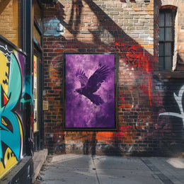 Majestic Eagle in Flight Abstract Artistic Poster PosterGoat