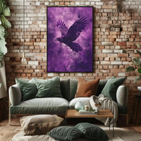 Majestic Eagle in Flight Abstract Artistic Poster PosterGoat