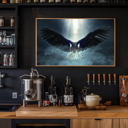 Majestic Eagle in Flight Animal Art Print PosterGoat