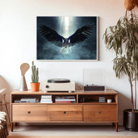 Majestic Eagle in Flight Animal Art Print PosterGoat
