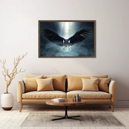 Majestic Eagle in Flight Animal Art Print PosterGoat
