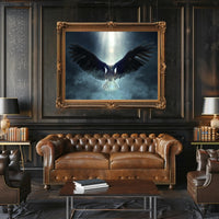 Majestic Eagle in Flight Animal Art Print PosterGoat