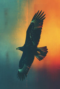 Majestic Eagle in Flight Animal Poster PosterGoat