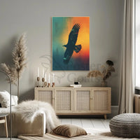 Majestic Eagle in Flight Animal Poster PosterGoat