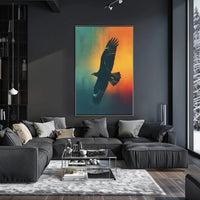 Majestic Eagle in Flight Animal Poster PosterGoat