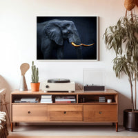 Majestic Elephant Fine Art Animal Poster PosterGoat