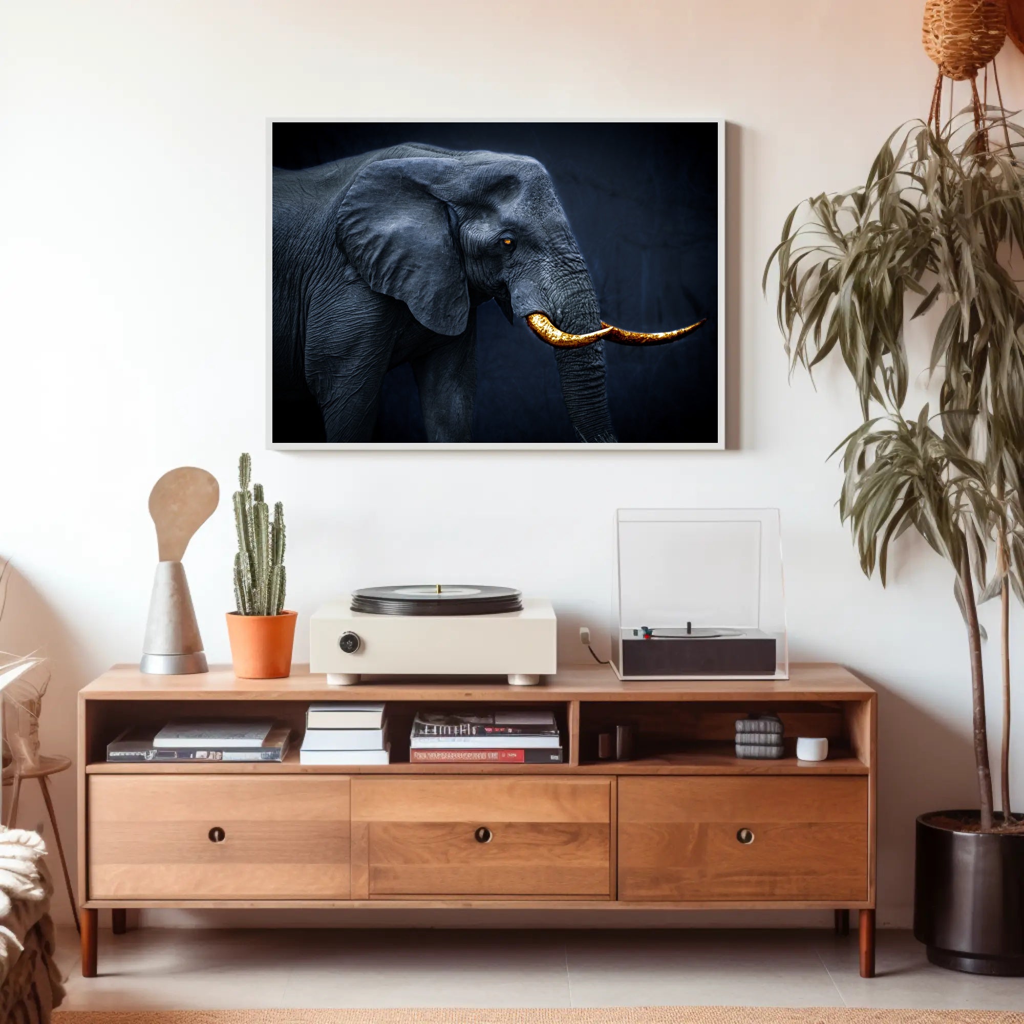 Majestic Elephant Fine Art Animal Poster PosterGoat