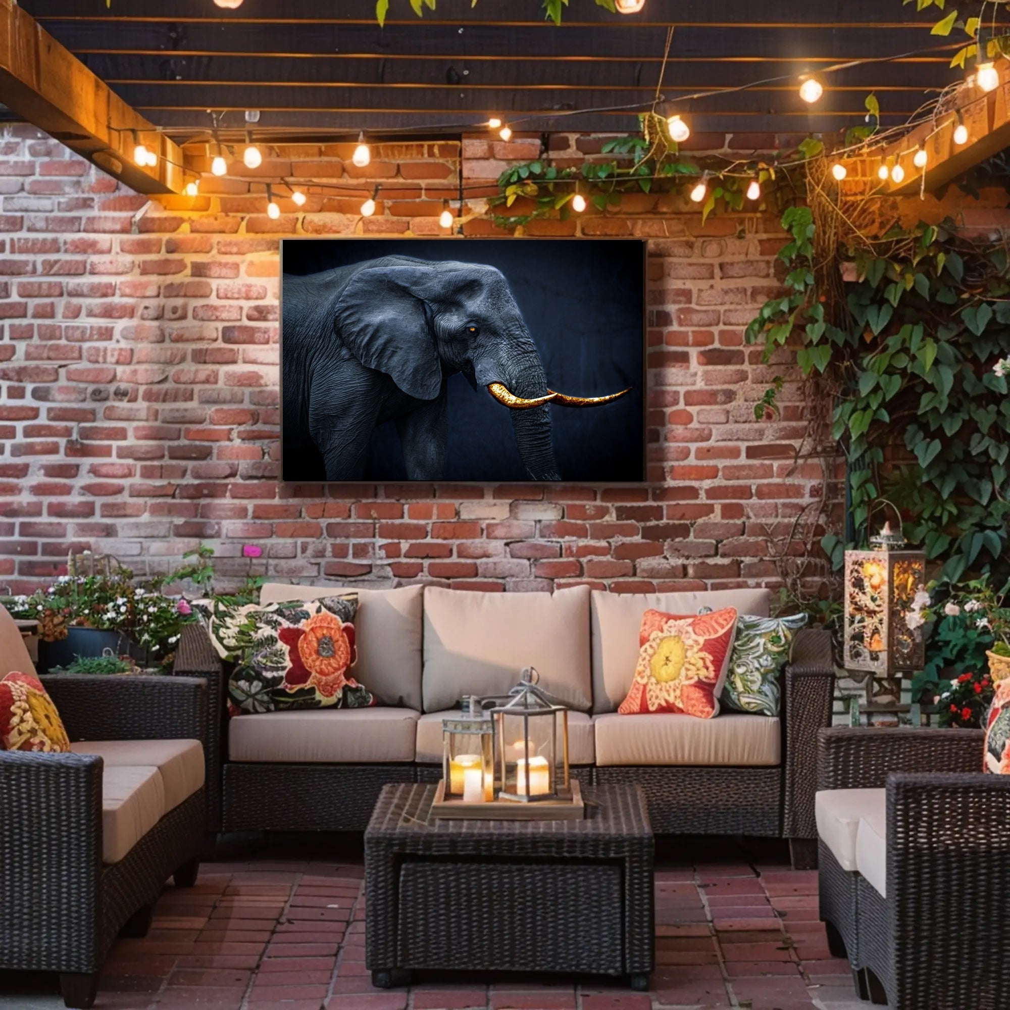 Majestic Elephant Fine Art Animal Poster PosterGoat