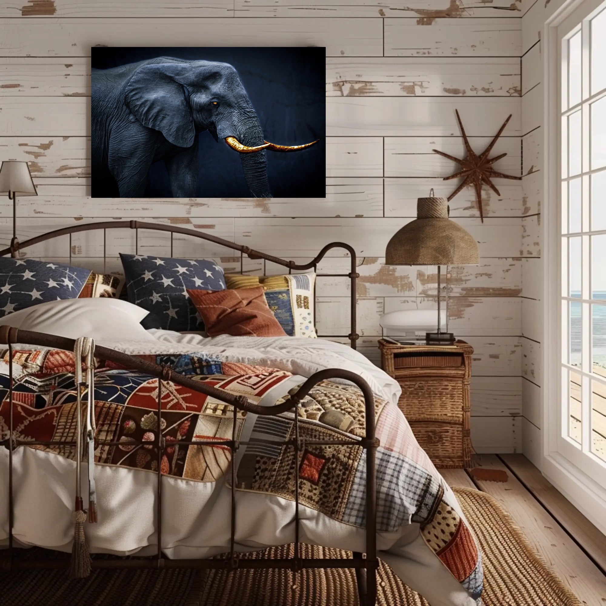 Majestic Elephant Fine Art Animal Poster PosterGoat