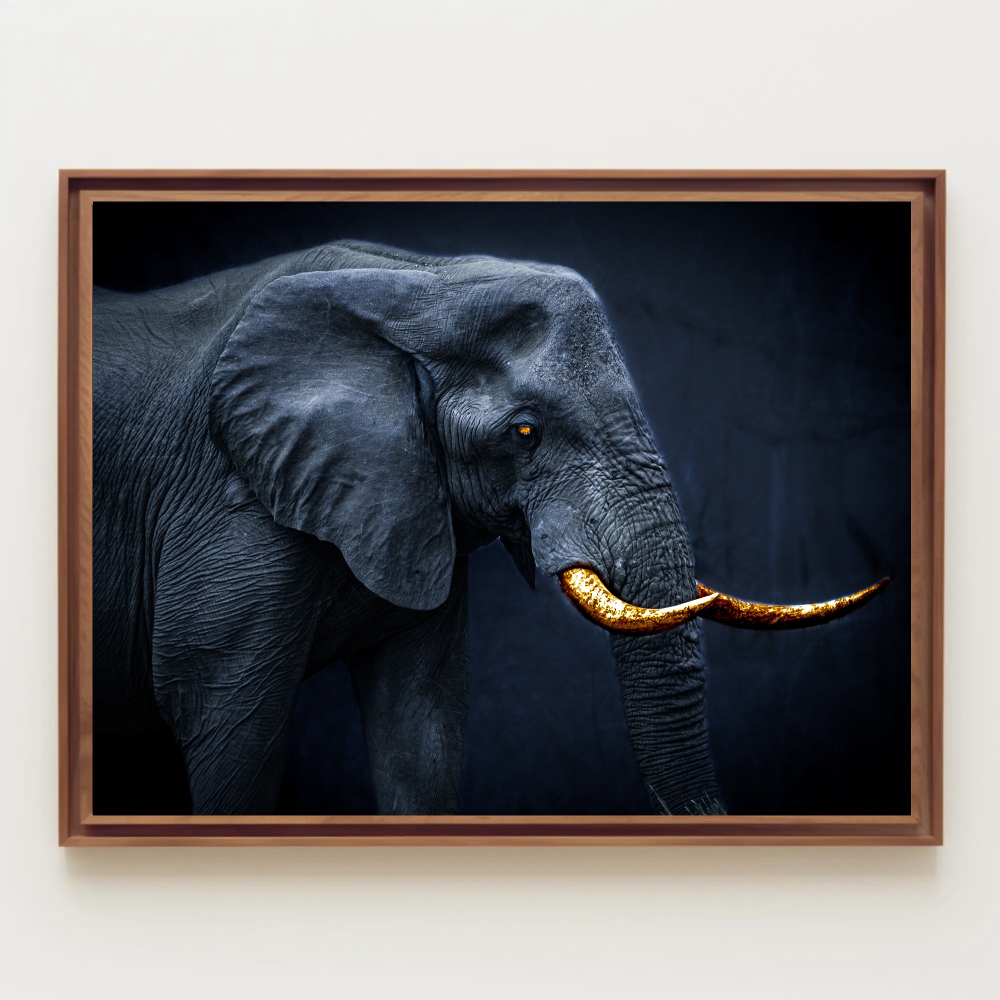 Majestic Elephant Fine Art Animal Poster PosterGoat