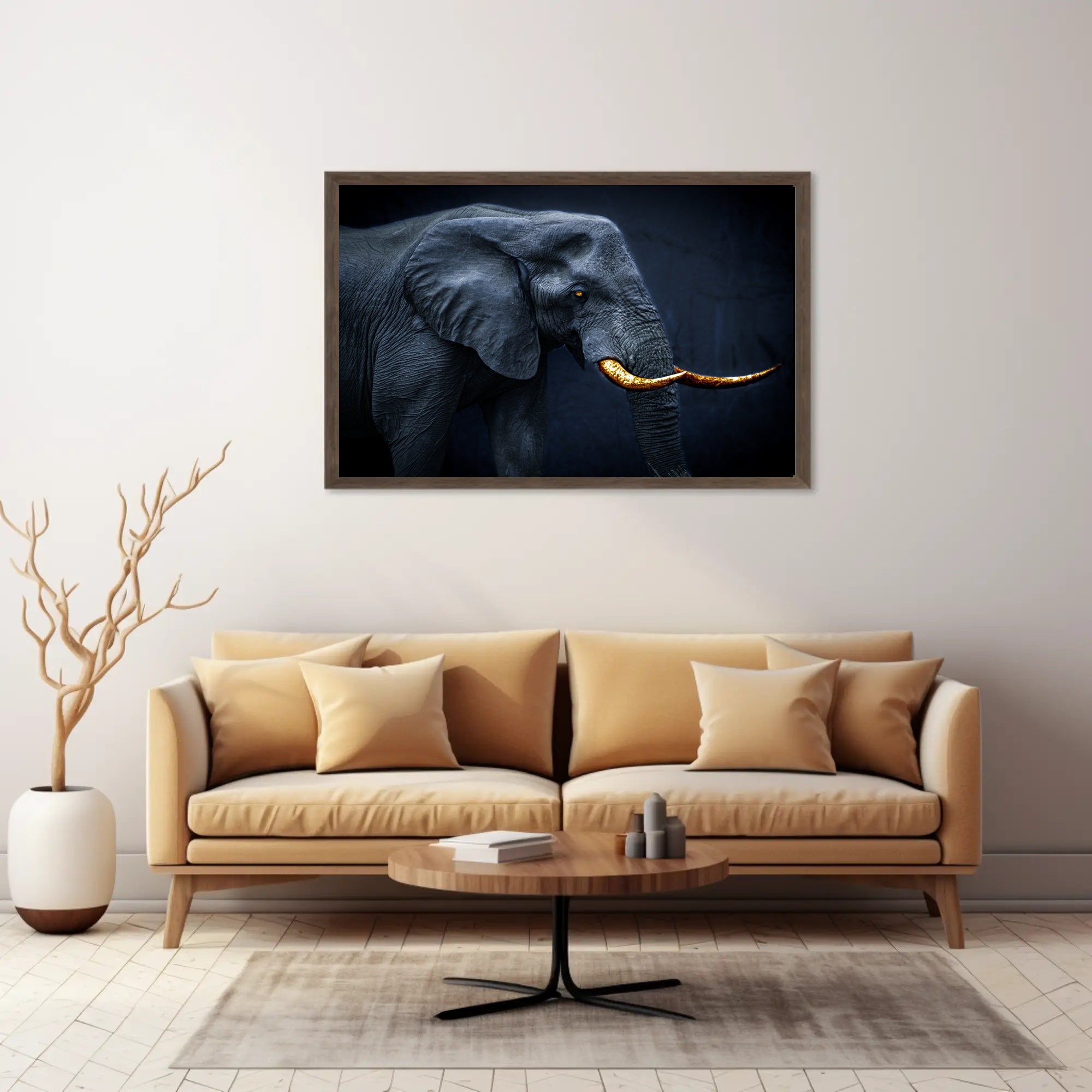 Majestic Elephant Fine Art Animal Poster PosterGoat