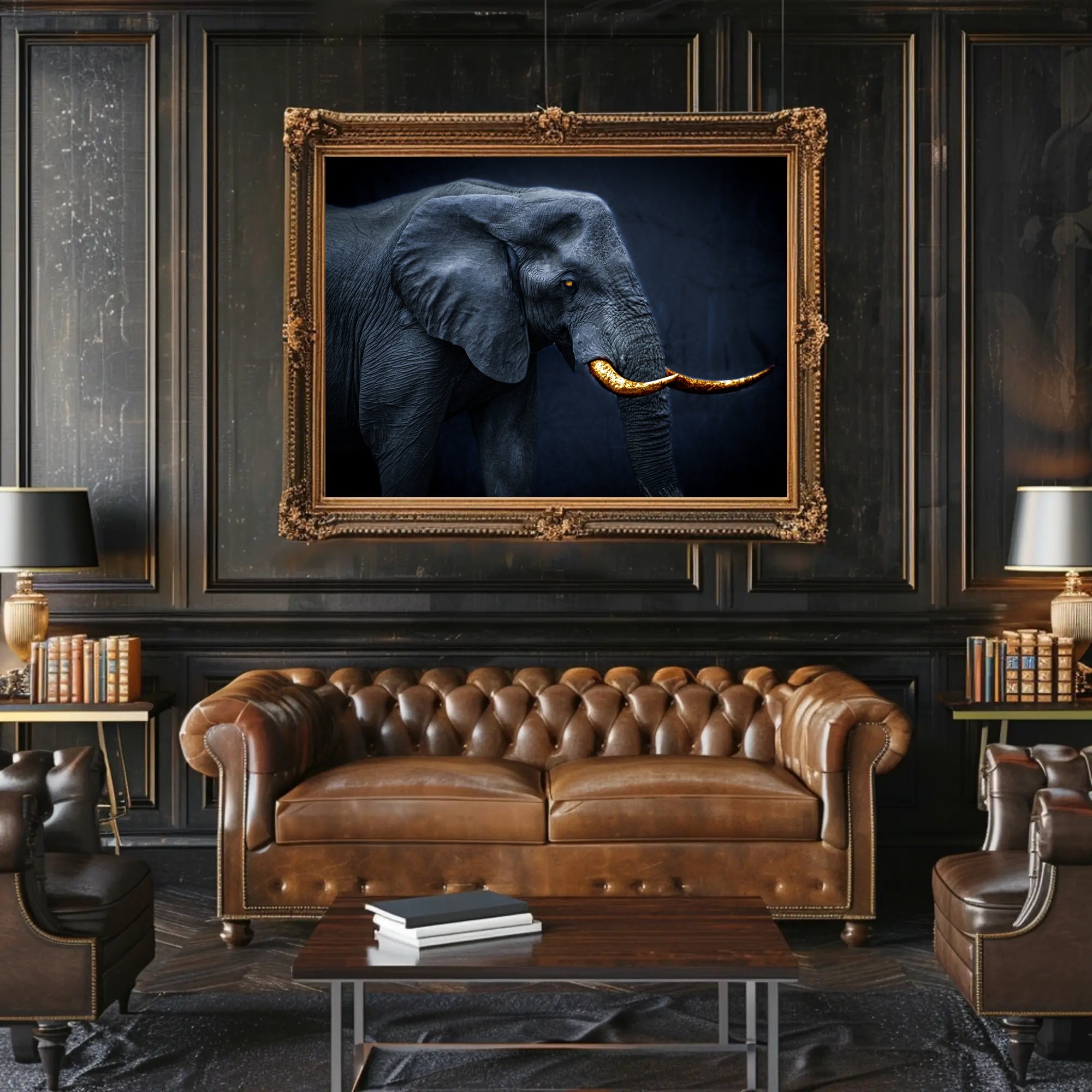 Majestic Elephant Fine Art Animal Poster PosterGoat