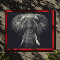 Majestic Elephant in Wild Grace - Animal Poster PosterGoat